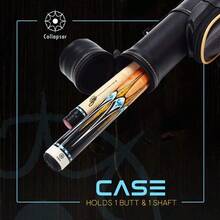 Collapsar CXL Pool Cue With 1X1 Hard CaseLow Deflection Shaft 13mm Black Tip Billiard Ques Sticks 58" 2-Pieces 19-21 Oz Professional Pool Stick Set - CXL300+JointProtector+HardCase - View 5