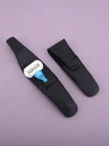 1pc High Quality Silicone Shaver Storage Bag, Universal Fit Razor Holder Cover For Travel, Hygiene And Razor Storage Box, Portable Protective Razor Sleeve, Protects Razor From Damage, Fresh Style For Travel Storage Bag, Makeup Bag, Cosmetic Bag, Vacation Organizer, For Home, Christmas Gift, For Teens, For Men. Bathroom Decor Fall Decor Back To School - Multicolor - View 15