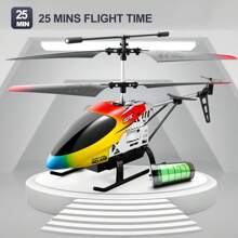 Helicóptero RC, helicóptero RC con mantenimiento de altura con giroscopio para principiantes adultos, 2.4GHz de 3.5 canales para uso en interiores, azul y rojo, drone RC, aeronave, alta y baja velocidad, luces LED, 2 baterías, regalo de Navidad, caja de regalo hermosa, envoltorio de regalo, regalo de cumpleaños, para regalar, regalo de Año Nuevo