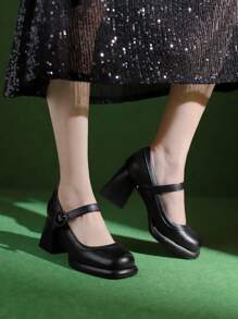 Chaussures à talons compensés imperméables de mode européenne et américaine pour femmes, nouvelles escarpins à bouts pointus style "babies" pour le printemps