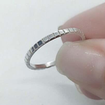 BAILARINA DE PRATA Anel de Prata 925 Aliança Cerradinho Prata Legítima Garantia Noivado Namoro Feminino Masculino Unissex