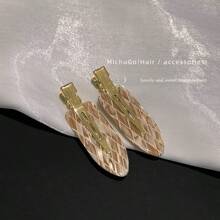 12pcs/2pcs/1pc Women's Graphic Fashion Hair Clips, Simple Mixed Color Hair Clips, Seamless Side Bangs Claw Clips, Side Clip Headpieces Claw Clips, Elegant Acrylic Hair Clip Set - Multicolor - View 14