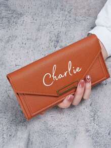 定制女士真皮钱包 卡包 手拿包 零钱包 - 情人节 母亲节 返校 毕业 婚礼 新娘 周年纪念 女士钱包 迷你钱包 钱包 长款钱包 - 彩色 - 查看 12