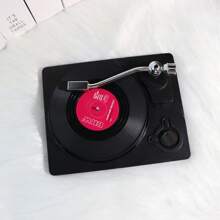 6 pezzi di sottobicchieri in vinile, creativo vintage classico retro, pad riciclato da dischi musicali rock americani, antiscivolo, resistente al calore, isolante, decorazione per la casa