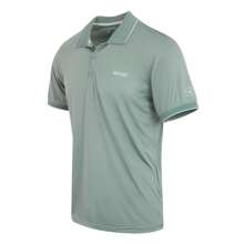 Regatta Mens Remex II Polo Shirt (Glacier Solid) - Grey Wash - View 3
