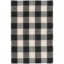 (3 Pack) Mainstays 24" X 36" Black & White Outdoor Layering Rug - 3 Pack - View 1