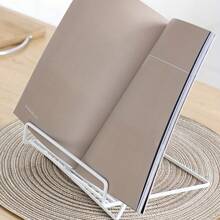 1pc Foldable Desktop Iron Art Book/Magazine/Cookbook Display Stand Rack