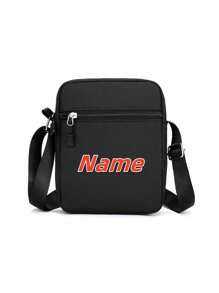 A Custom Chest Bag With A Personalized Name Or Holiday Message. Customize Your Own Bag. Back-To-School Waist For Boys And Girls, Back-To-School Bag, Crossbody Suitable Daily School Trips Vacations, Nylon Zipper Closure - Multicolor - View 4