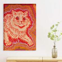 Framed Poster Master Cat Poster - Style Cat Print - Louis Wain Art - Housewarming Gift For Men, Women, Animal Lover - Great Wall Decor For Home, Office, Bedroom, Dorm - Framed - View 5