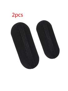 2/4 件隐形发垫，女士蓬松发髻制作器，透气刘海夹卷发夹，发饰，美发工具 - 彩色 - 查看 8