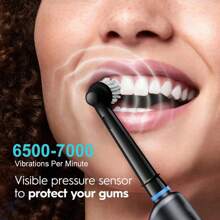 Electric Toothbrush Rotary Rechargeable Electric Toothbrush For Adults Rotating - Black - View 7