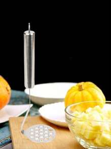 1 Piece Of New Stainless Steel Compactor For Mashed Potatoes, Household Auxiliary Food Compactor, Potato Compactor, Kitchen Compactor, Small Tool For Mashed Potatoes, Kitchen Small Tool