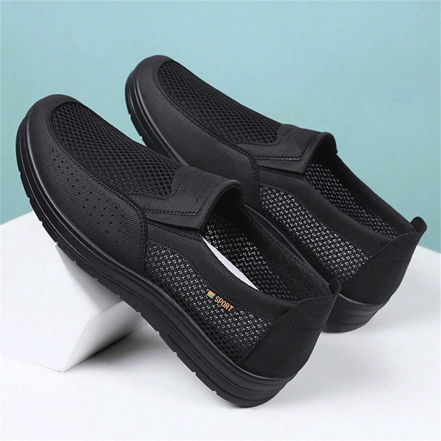 Neue stilvolle atmungsaktive Mesh Lässig Slip-On Sneaker für Herren