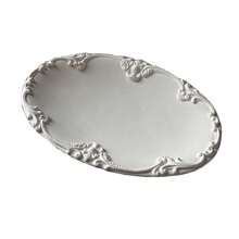 Luxury Display Tray, Jewelry Display Tray, Ring Stand, Elegant Resin Decorative Tray, European Relief Design, Suitable For Dressing Table, Vanity, Wedding Decoration, Photography Props, Women's Gifts, Christmas, Birthday - Multicolor - View 11