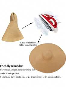 1 件女式/特大檐 70 厘米/27.56 英寸直径草帽太阳帽夏季圆顶太阳帽遮阳帽沙滩旅行帽 - 70cm/27.56in 大帽簷 - 查看 11