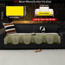 1PC Special-Shaped Leather Sofa Cushion Room Decoration Bedroom Light Luxury Senior Sense Four Seasons General Non-Slip Sofa Cover Can Be Washed Suitable For Living Room Bedroom Office Room Decoration Pet Anti-Dirty Sofa Cushion Couch Cover Sofa Covers Living Room Decor