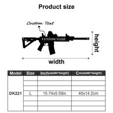 1 件定制双酷突击步枪墙饰、冲锋枪标志、复古风格金属机枪装饰、枪械爱好者铁板 - 个性化名称、文字内容 - Gunlover 定制装饰、第二修正案礼品枪军事艺术礼物生日毕业、多功能、耐用、装饰性、可重复使用、精致、时尚、高品质、色彩鲜艳、现代、定制、个性化、独特、适合他的理想礼物、适合她的理想礼物、男朋友、爸爸、女朋友、妈妈、家人、朋友、茶室、家庭、花园、办公室、家居装饰
