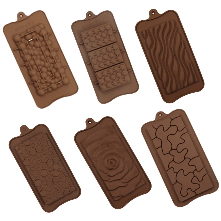 1pc Bubble Silicone Mold, Wax Candle - Chocolate Brown - View 1