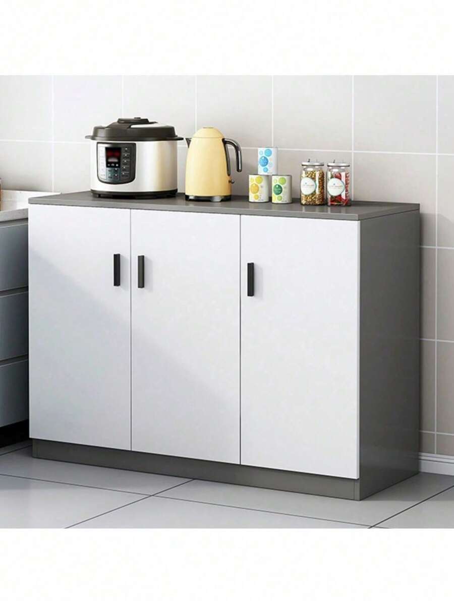 Simple Small Wooden Kitchen Cupboard Furniture 100cm