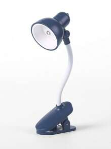1 pieza Mini luz de libro con baterías, lámpara de lectura nocturna con brazo ajustable y pinza, luz para leer en la cama, luz de lectura por la noche y como iluminación de viaje al aire libre, lámpara de libro con pinza