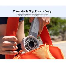 JISULIFE Ventilatore portatile JISULIFE Life7 - Massima flessibilità: motore ad alta potenza, display LED, ricaricabile 3600mAh, 5 velocità, design pieghevole, 3 in 1 portatile per mano/scrivania/collo, ideale per viaggi, regalo per le donne