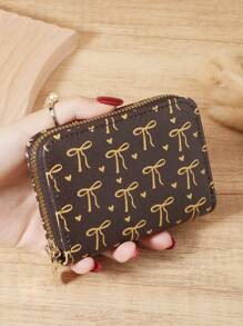 Love Pattern Versatile Coin Wallet Multi-Card Card Organizer For Storage Cards Lightweight Minimalist Fashion Modern For Anniversary For Christmas On Valentine's Day For Birthday Gift For Couple For For Girls For Lady For Female Bag School Supplies For School Dorm Room & Back To School Card Holder Card Holder Wallet Business Card Holder Credit Card Holder Card Holder Women For Women Wallet Mini Wallet Purse Wallet Card Wallet - Pink - View 13