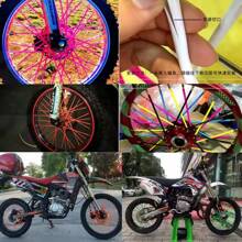 36pcs Universal Motocross Motorcycle Dirt Bike Enduro Off Road Wheel Rim Spoke Shrouds Skins Covers Moto - one-size - View 5