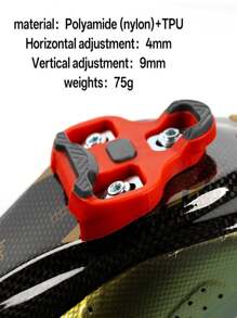 Placas de bloqueo autoportantes para pedales de bicicleta de carretera, zapatos de ciclismo con sistema de bloqueo para pedal Kéo ultraligero. Accesorio flotante para pedales Wellgo RC7