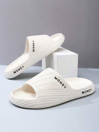 LEYFU 2025 Men's Fashion House Slippers, Non-Slip Lightweight Soft Sole Sandals, Soft EVA Material, Simple Open-Toe Design, Suitable For Indoor And Outdoor Wear All Season