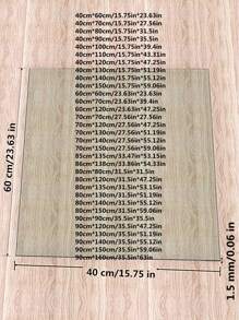 1 bucată 1,5 mm grosime VC transparent dreptunghiular/pătrat minimalist, covoraș de protecție a suprafeței mobilierului, potrivit pentru măsuță de cafea, dulap de noptiere, masă, birou de computer, birou de birou și diferite suprafețe de mobilier, covoraș de masă din sticlă de cristal pentru uz zilnic, potrivit pentru toate anotimpurile