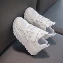 Zapatillas de tenis para niños y niñas de 6 a 18 años, cómodas, rosas, informales, de moda, cómodas, transpirables, de suela suave. - Blanco - Ver 11