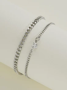 热门跨境情侣手链套装 - 彩色 - 查看 3