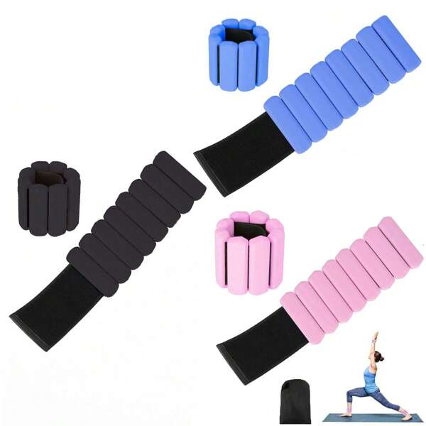 1 Pair Wrist And Ankle Weights Set, 0.5 Lbs(227g) Each, Adjustable Fitness Weights, Resistance Training Bands, Pink Silicone Skin Friendly Material, Women Men Wearable Aerobic Exercise Equipment, Powerful Arm And Leg Weights, Modular Weight Bands, Strength Training Supplies, For Home Indoor Gymnasiums Yoga Pilates Workouts And Outdoor Walking Running Hiking Weight Sets Gym Accessories, Deporte, Gimnasio, Ejercicio En Casa, Maquinas De Gimnasio, Entrenamiento En Casa