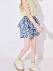 Girls Shorts Skirt, Thin Fabric, Children Shorts Outerwear Skirt, Toddler Half Body Skirt, Summer