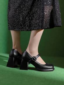 Chaussures à talons compensés imperméables de mode européenne et américaine pour femmes, nouvelles escarpins à bouts pointus style "babies" pour le printemps