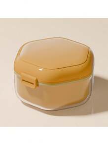 Invisible Braces Cleaning Box, Orthodontic Retainer Storage Box, Denture Storage Cleaning Box, Portable Accessories Storage