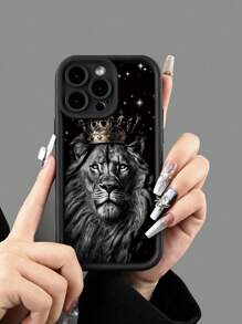 凶猛动物神秘之眼黑白狮子星彩绘防震手机壳，兼容 P14 Pro Max、P13、P11卡通版、P12防摔版、XR卡通版、7/8、GES2、XS，也兼容 P15、P16、P16 Pro Max，兼容Galaxy S24、A04、A12、A13、A14、A23、A24、A32、A33、A51、A52、A53、A54、A72、S20 FE，兼容Redmi 9、Redmi 9A，防水防刮。 - 彩色 - 查看 4