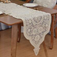 1 Pc Rope Embroidered Table Cloth, Table Runner, Doilies, Placemat,1 Pair Napkin(2 Packed Per Bag), Size: 85cm*85cm, 40cm*100cm, 40cm*120cm, 40cm*150cm, 40cm*40cm Square, 40cm Round, 28cm*28cm(Napkin), Traditional Style, Best Decoration For Dinning Table, Coffee Table, Suitable For Parties, Celebrations, Holidays And Daily Life.