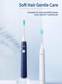 PHILIPS 飞利浦 Sonicare HX2023 替换刷头 温和清洁型 3 件适用于飞利浦 Sonicare 2000 系列