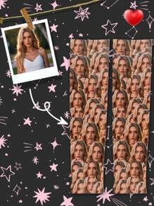 1 Paio di Manicotti da Ghiaccio Personalizzati per Uomo, Possibilità di Stampare Qualsiasi Volto sui Calzini, Manicotti Personalizzati con Foto, Coppia di Immagini Personalizzate Interessanti a Metà Braccio, Adatti per San Valentino, Compleanni, Regali