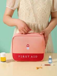 1pc Medical Organizer, Multi-Functional First Aid Bag, Medicine Pouch, First Aid Box, Medical Supplies, Multi-Layer Medicine Organizer Box, Pill Storage Box, Camping & Hiking Essential, Travel Accessory, Storage Box Medicine Box Home First Aid Kit Handbag Outdoor Large Storage Bag Medical Bag Portable Travel Medical Pack Travel First Aid Bag Medicine Storage Bag Home Medical Bag Epidemic Prevention Bag Health Bag