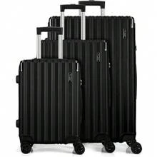 Large Suitcase Hard Shell | Aluminum Telescopic Handle | TSA 3 Digit Combination Lock | 4 Dual Spinner Wheels | Lightweight Suitcase Large. (Black, Large 28") - Black - View 1