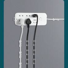 Wire Organizer & Cable Clips, Adhesive Cord Holder Desktop Clips For Charging & Data Cables, Damage-Free No-Drill