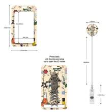 DNA Chemie Badge Clip, Met Lock Roll Clip, Werknemer Badge Clip Ring, ID Kaart Clip Box, Verpleegkundige Arts Kantoor, School Leraar Naam, Creditcard Zakje