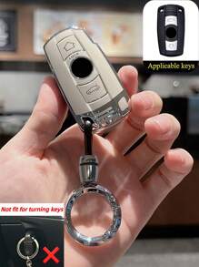 1 Pc TPU Car Key Protection Cover, Fit For BMW E90 E60 E70 E87, 3 5 6 Series, M3 M5 X1 X5 X6 Z4, E71 E72 E88 E89 E91 E92 Models, Keyless Car Accessories