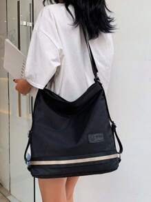 Large Capacity Backpack For Women Multifunctional Personality Bag Large Travel Bag Shoulder Bag - Black - View 6