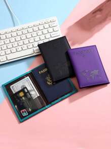 New Cross-Border Hot Passport Cover PU Passport Clip Ticket Clip Wholesale Factory Direct Passport Bag - Multicolor - View 4
