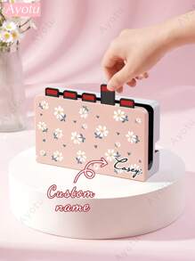 Ayotu Customizable Text & Name Compatible With Nintendo Switch/OLED/Lite Consoles & Accessories Set. Includes Protective Case, Storage Bag, Base Shell, Console Cover, Game Card Case, Controller Cover And More. High Definition Custom Design, Ideal Creative Gift For Birthday, Anniversary, Valentine's Day, Holidays - Multicolor - View 24