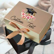 Personalized Magnetic Gift Box - 8.6x6x3.5 Inch Small Empty Cardboard Box For Graduation Gifts, Custom Keepsake Box For Grads, Best Graduation Present Packaging,Multi-Functional,Ornamental,Reusable,Exquisite,Stylish,High-Quality,Colorful,Modern,Custom,Personalized,Unique,Home Refresh,Wedding Essentials
