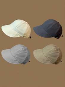 1pc Men's Lightweight Quick-Dry Sun Hat Wide Brim Bucket Hat Summer Cap - Multicolor - View 6